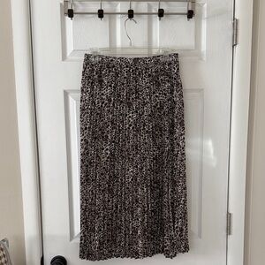 Leopard Print Maxi Skirt